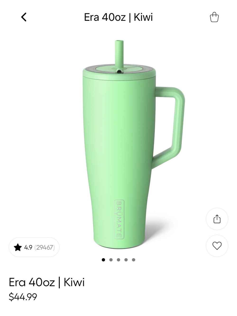 BrüMate Era 40oz Tumbler - Kiwi